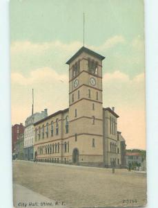 Divided Back CITY HALL SCENE Utica New York NY hs6335