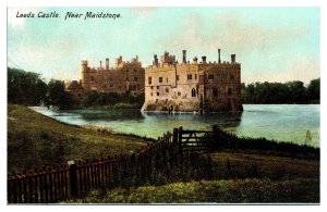 Antique Leeds Castle, Near Maidstone, England Postcard