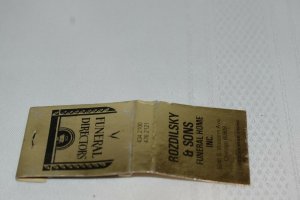Rozdilsky & Sons Funeral Home Inc. Chicago Illinois 20 Strike Matchbook