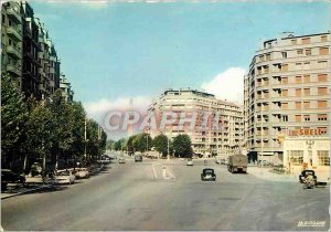 Modern Postcard Grenoble Isere Boulevard Marechal Foch Shell Station