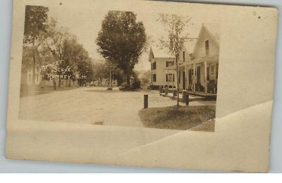 RUMNEY NH Street Scene c1910 Real Photo Postcard