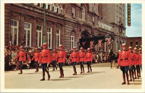Royal Canadian Mounted Police #230 RCMP Calgary AB Palliser Hotel Postcard G41