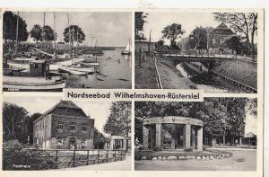 BF17373 nordseebad wilhelmshaven rustersiel ship germany  front/back image