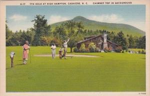 7th Hole At High Hamton Golf Course Cashiers North Carolina