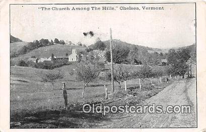 Church Among The Hills Chelsea, Vermont, USA Postal Used Unknown 
