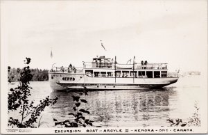 Kenora Ontario 'Argyle 2' Excursion Boat Unused Lakewood Studio RP Postcard H31
