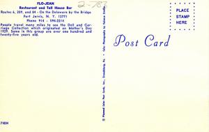 NY - Port Jervis. Flo-Jean Restaurant & Toll House Bar. Doll & Carriage Colle...