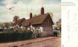 Vintage Postcard Ann Hathaway's Cottage Shottery Stratford-On-Avon England RT&S