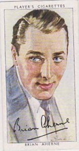 Players Cigarette Cards Film Stars Third Series No 1 Brian Aherne