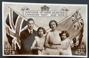 Mint England Postcard Souvenir Of Their Majesties Canadian Visit King George VI