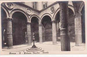 Italy Firenze Palazzo Vecchio Cortile Real Photo