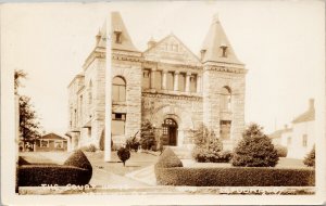 Nanaimo BC Court House c1937 McDonald Real Photo Postcard G84