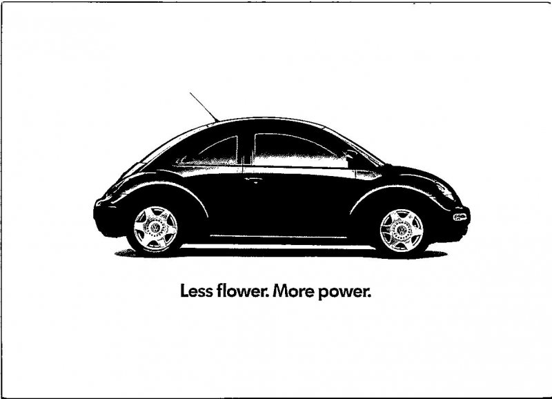 Cars Volkswagen Less Flower More Power