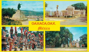 Mexico Oaxaca Oax Mexico Multiview Vintage Postcard 07.37