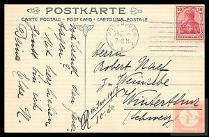 German Reichspost Postcard