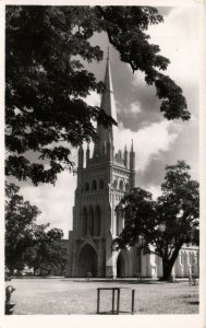 PC CPA SINGAPORE, ST. ANDREW CATHEDRAL, VINTAGE REAL PHOTO POSTCARD (b12006)