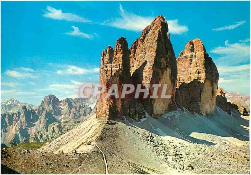 Postcard Modern Dolomiti Tre Cime di Lavaredo m 3003