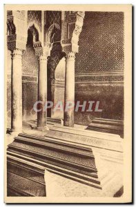 Old Postcard Marrakech Saadian Tombs