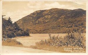 Rockport ME Mirror Lake Ragged Mountain RPPC