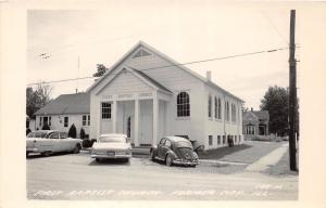 E50/ Farmer City Illinois Real Photo RPPC Postcard c50s First Baptist Church