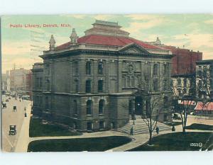 Divided Back LIBRARY SCENE Detroit Michigan MI hs2714