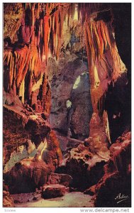 Interieur de la Grotte, Environs de Grasse, SAINT -CEZAIRE, Provence-Alpes-Co...