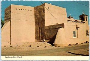 Postcard - Ranchos de Taos Church - Ranchos de Taos, New Mexico