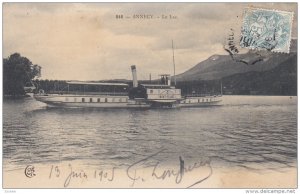 ANNECY, Haute Savoie, France, PU-1905 ; Le lac
