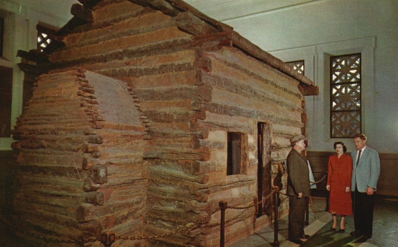 Vintage Postcard Lincoln Birthplace Cabin National Historic Site Kentucky KY