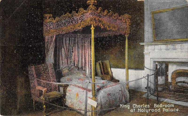 uk25239 king charles bedroom holyrood palace scotland uk