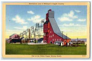 c1940 Exterior Keweenaw Land Michigan Copper County Michigan MI Vintage Postcard