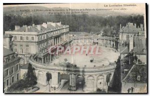 Old Postcard Nancy Lorraine Illustree the Hemicycle of the Carriere Pepiniere...