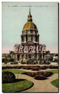 Old Postcard Paris Invalides