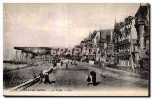 Old Postcard Mers Les Bains La Digue