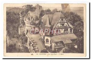 Saverne Old Postcard High Barr L & # 39hotel