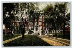 Vintage 1909 Postcard Illinois State Reformatory Prison Entrance Pontiac IL