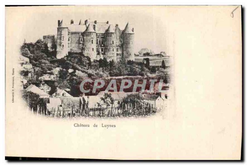 Postcard Old Chateau of Luynes