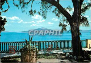 Modern Postcard Sorrento Vesure from the Hotel of Terrezze