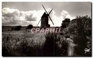 Saint Jean de Monts Modern Postcard The mill Pre Danion (mill)