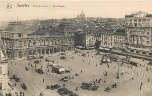 Bruxelles ( Brussels ) Belgium - Place Rogier Train Station