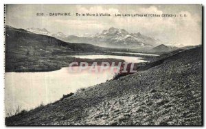 Old Postcard Dauphine From Mure Vizille The Lakes Laffrey and Obiou