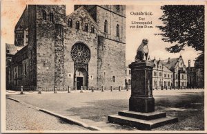 Germany Osnabrück Der Löwenpudel von dem Dom Vintage Postcard C130