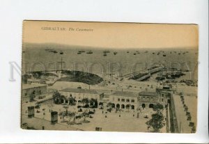 3172130 GIBRALTAR the Casemates & ships Vintage postcard