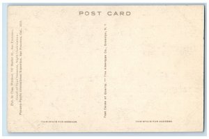 c1930 Court Four Seasons Night Panama-Pacific San Francisco California Postcard