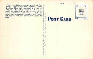 Amon Carter High School Postcard
