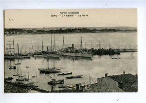 203018 FRANCE CANNES port ships Vintage P.A. #1080 postcard