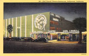 Earl Carroll Theatre-Restaurant Hollywood  California  