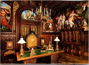 Germany Bavaria Royal Castle Neuschwanstein The Study