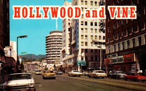 Hollywood, California - On the corner of Hollywood and Vine - in the 1950s