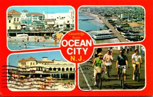 New Jersey Ocean City Greetings Multi View 1987